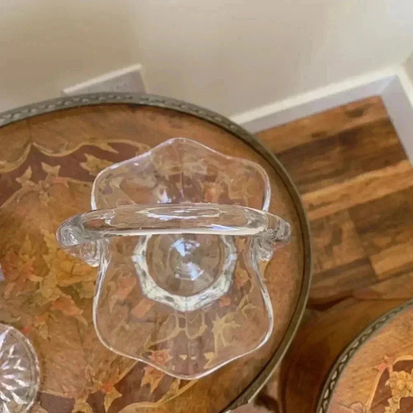 Vintage new martinsville glass basket - Picture 8 of 12